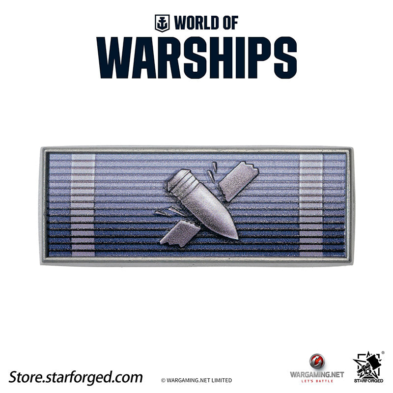 Starforged World of Warships Commendation Ribbon Game Damage Tokens Fridge Magnets & Pin Brooch Wargaming License Other - Image 12