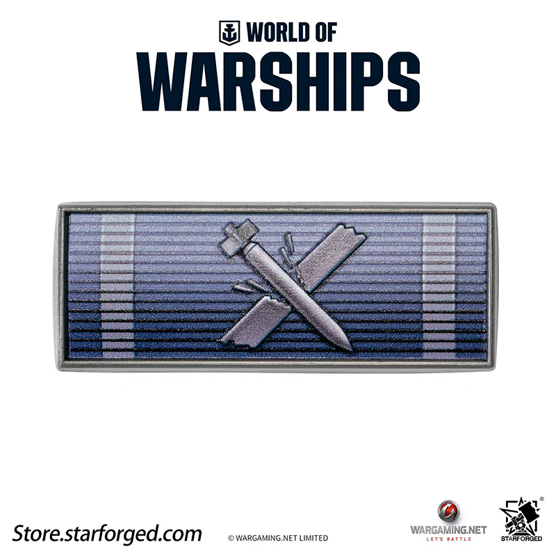 Starforged World of Warships Commendation Ribbon Game Damage Tokens Fridge Magnets & Pin Brooch Wargaming License Other - Image 16