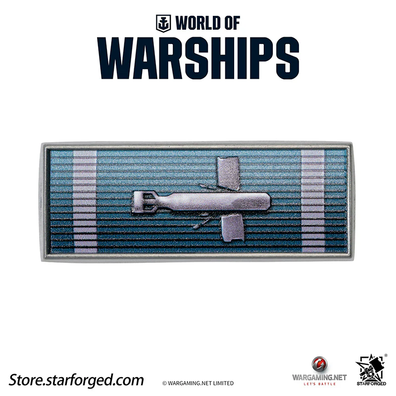 Starforged World of Warships Commendation Ribbon Game Damage Tokens Fridge Magnets & Pin Brooch Wargaming License Other - Image 18