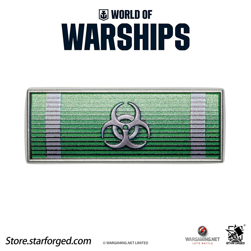 Starforged World of Warships Commendation Ribbon Game Damage Tokens Fridge Magnets & Pin Brooch Wargaming License Other - Image 7