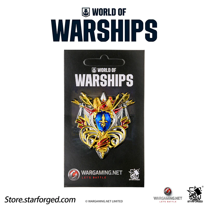 Starforged World of Warships Metal Badge Pin Brooch Badge Game Peripherals Wargaming License - Image 10