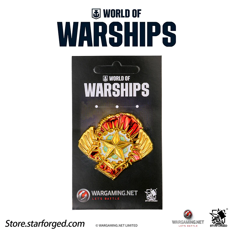 Starforged World of Warships Metal Badge Pin Brooch Badge Game Peripherals Wargaming License - Image 12