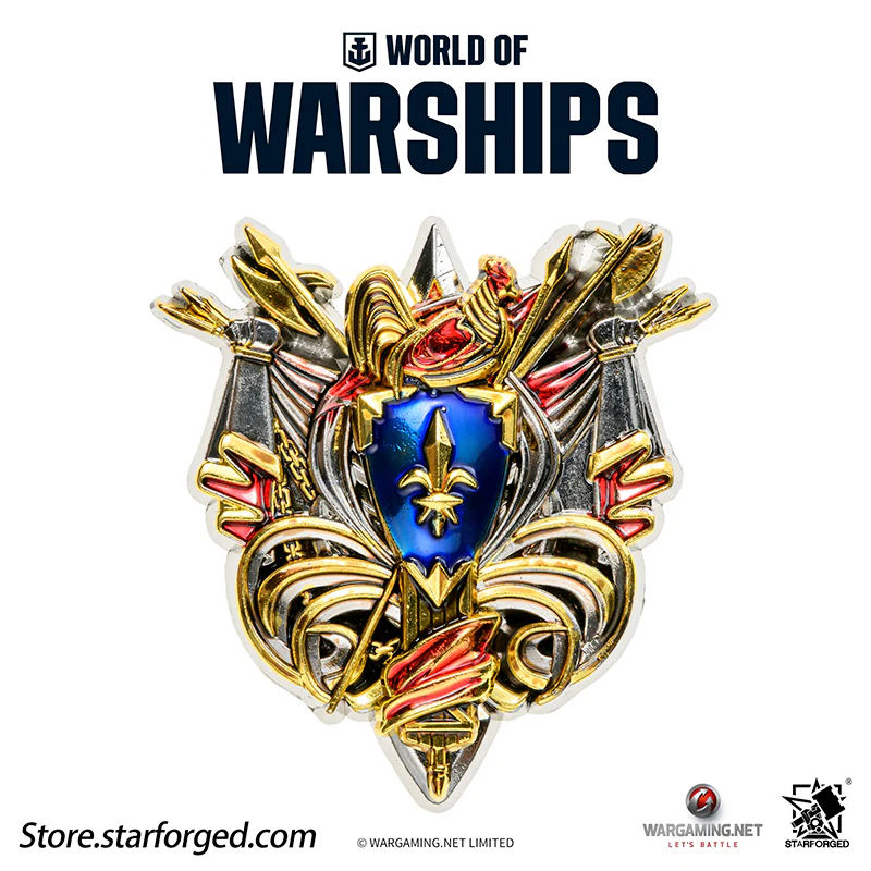 Starforged World of Warships Metal Badge Pin Brooch Badge Game Peripherals Wargaming License - Image 14
