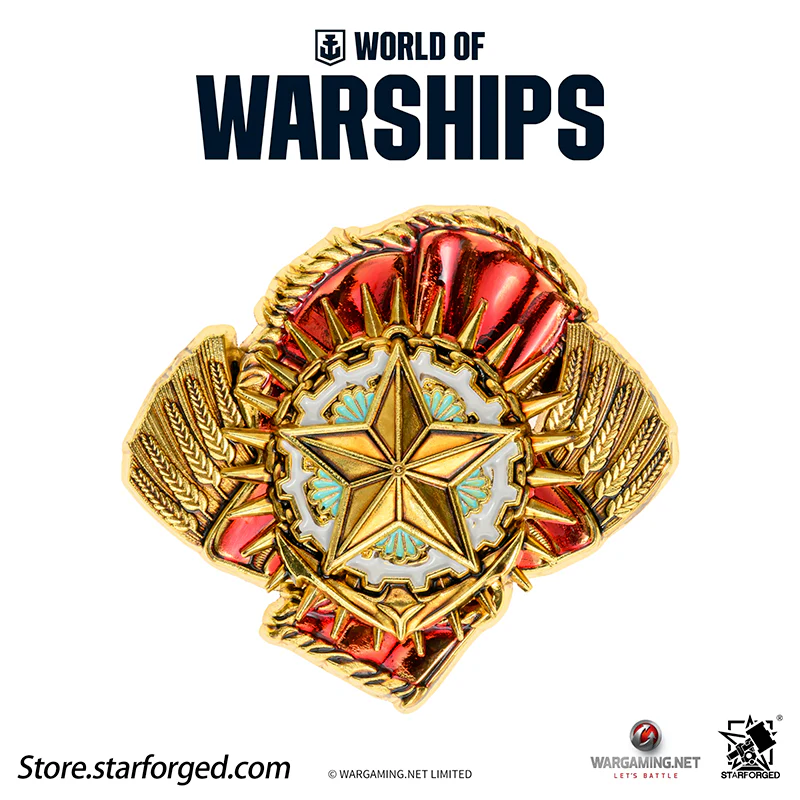 Starforged World of Warships Metal Badge Pin Brooch Badge Game Peripherals Wargaming License - Image 15