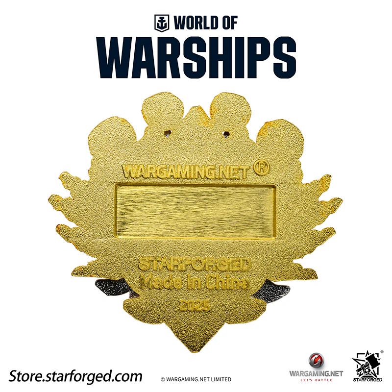 Starforged World of Warships Metal Badge Pin Brooch Badge Game Peripherals Wargaming License - Image 17