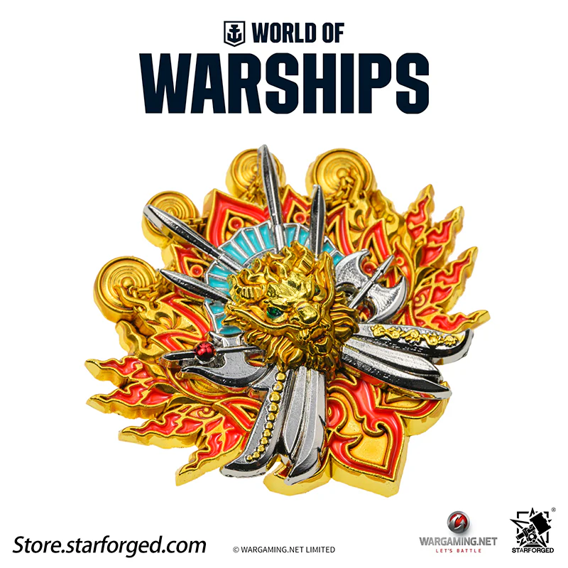 Starforged World of Warships Metal Badge Pin Brooch Badge Game Peripherals Wargaming License - Image 19