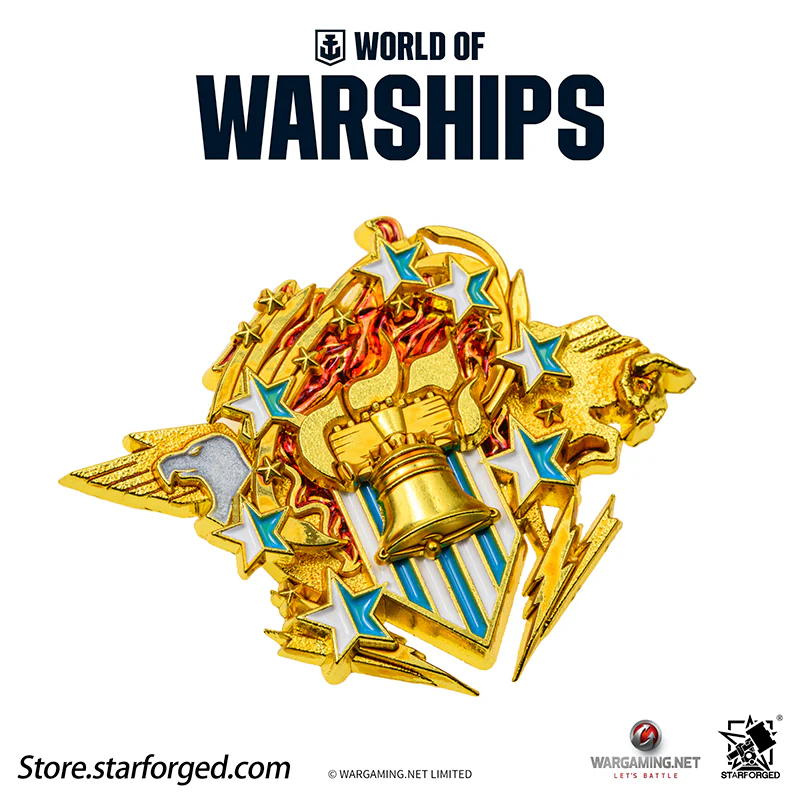 Starforged World of Warships Metal Badge Pin Brooch Badge Game Peripherals Wargaming License - Image 20