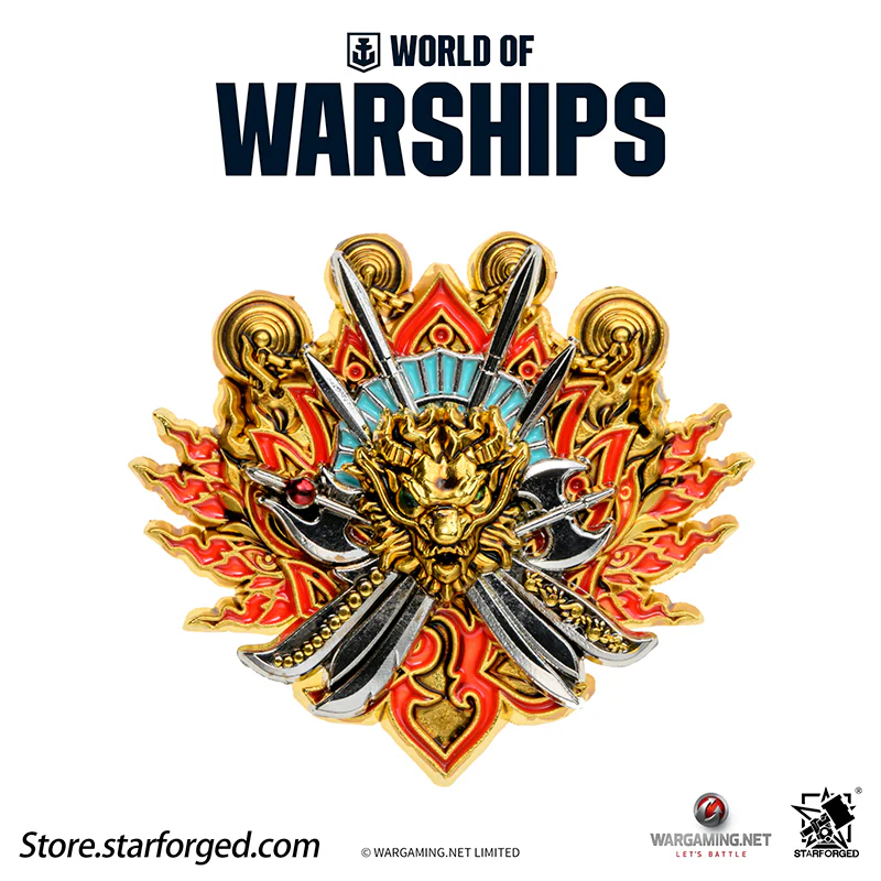 Starforged World of Warships Metal Badge Pin Brooch Badge Game Peripherals Wargaming License - Image 24