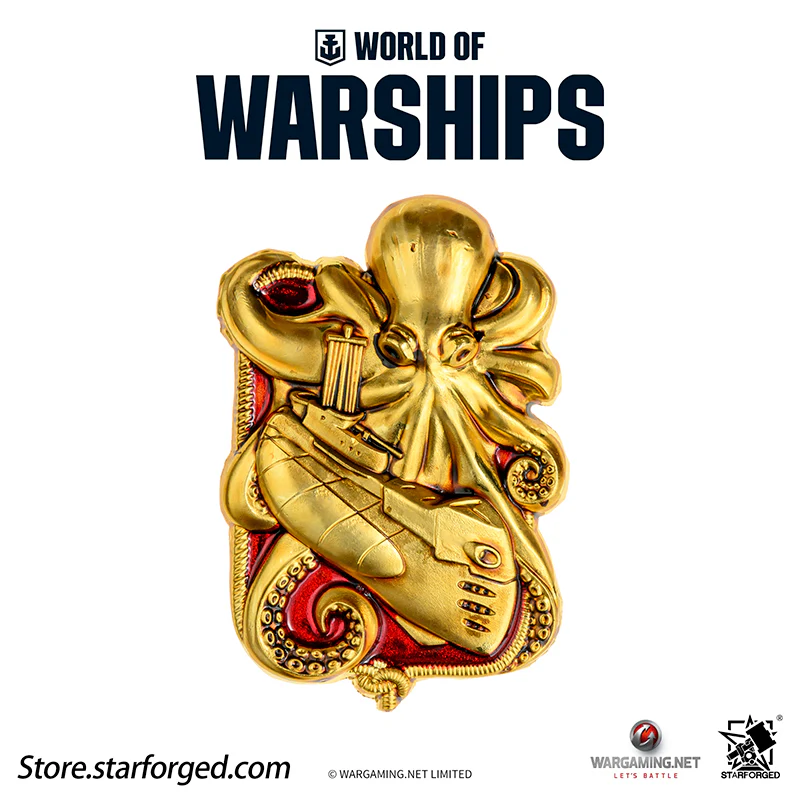 Starforged World of Warships Metal Badge Pin Brooch Badge Game Peripherals Wargaming License - Image 25