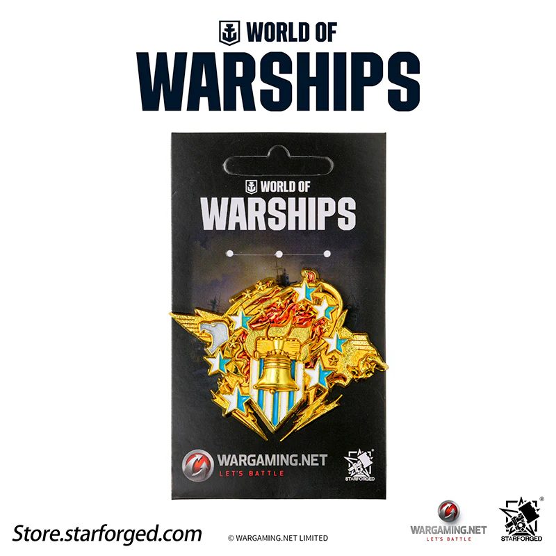 Starforged World of Warships Metal Badge Pin Brooch Badge Game Peripherals Wargaming License - Image 9