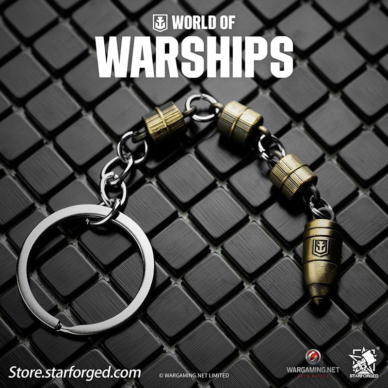 Starforged World of Warships WOWS Bullet Launch Keychain Game Peripherals Wargaming License - Image 9