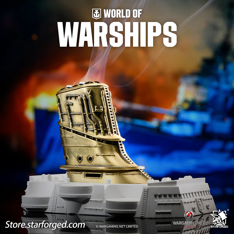 Starforged World of Warships WOWS Themed Incense Burner Game Peripherals Wargaming License - Image 4