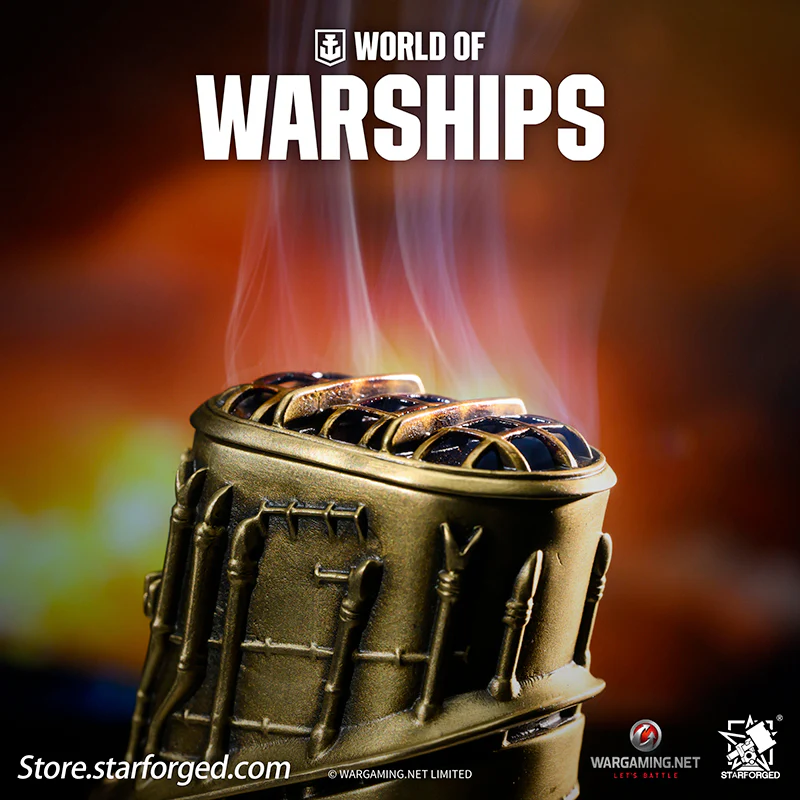 Starforged World of Warships WOWS Themed Incense Burner Game Peripherals Wargaming License - Image 5