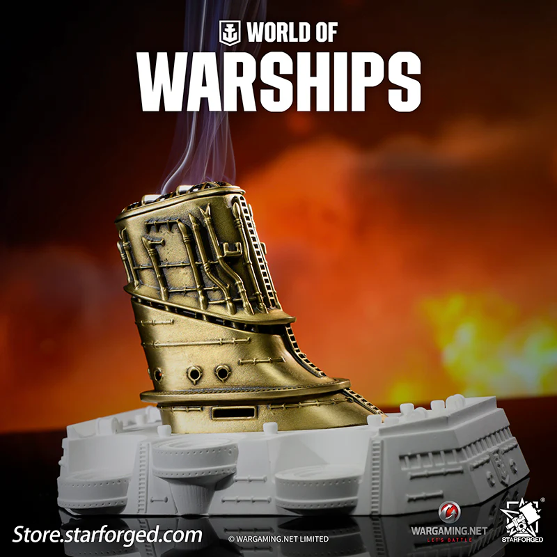 Starforged World of Warships WOWS Themed Incense Burner Game Peripherals Wargaming License - Image 6