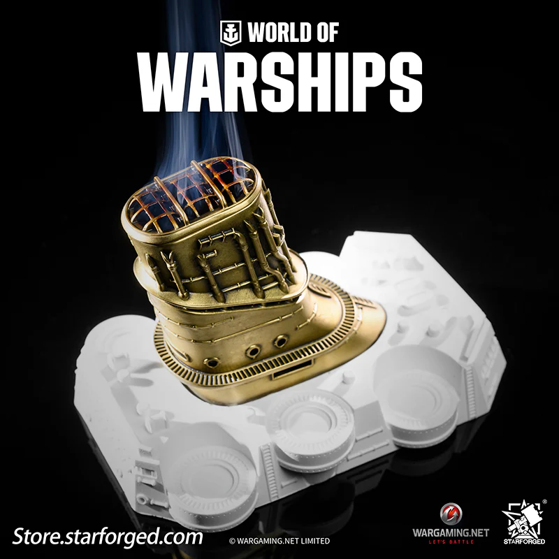 Starforged World of Warships WOWS Themed Incense Burner Game Peripherals Wargaming License - Image 9