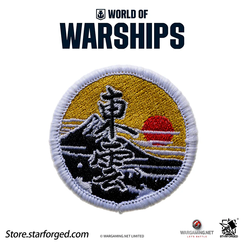 Starforged World of Warships WOWS Trendy Plaque Velcro Patch Game Peripherals Wargaming License - Image 16