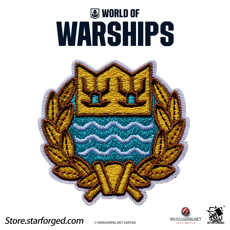 Starforged World of Warships WOWS Trendy Plaque Velcro Patch Game Peripherals Wargaming License - Image 17