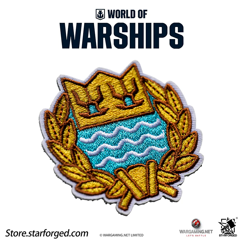 Starforged World of Warships WOWS Trendy Plaque Velcro Patch Game Peripherals Wargaming License - Image 18