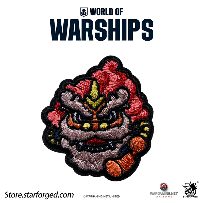 Starforged World of Warships WOWS Trendy Plaque Velcro Patch Game Peripherals Wargaming License - Image 23
