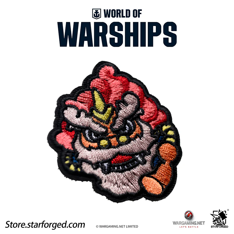 Starforged World of Warships WOWS Trendy Plaque Velcro Patch Game Peripherals Wargaming License - Image 24