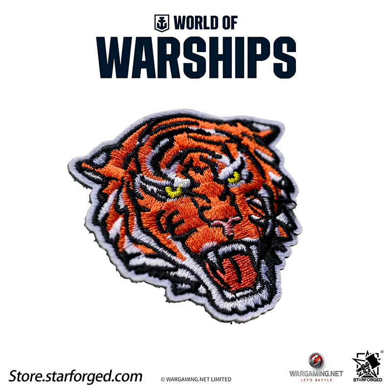 Starforged World of Warships WOWS Trendy Plaque Velcro Patch Game Peripherals Wargaming License - Image 25