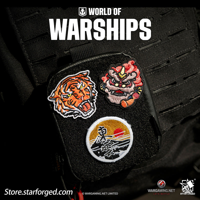 Starforged World of Warships WOWS Trendy Plaque Velcro Patch Game Peripherals Wargaming License - Image 3