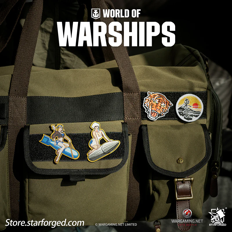 Starforged World of Warships WOWS Trendy Plaque Velcro Patch Game Peripherals Wargaming License - Image 5