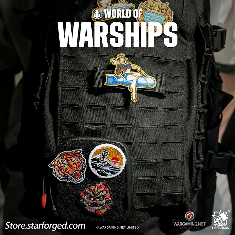 Starforged World of Warships WOWS Trendy Plaque Velcro Patch Game Peripherals Wargaming License - Image 7