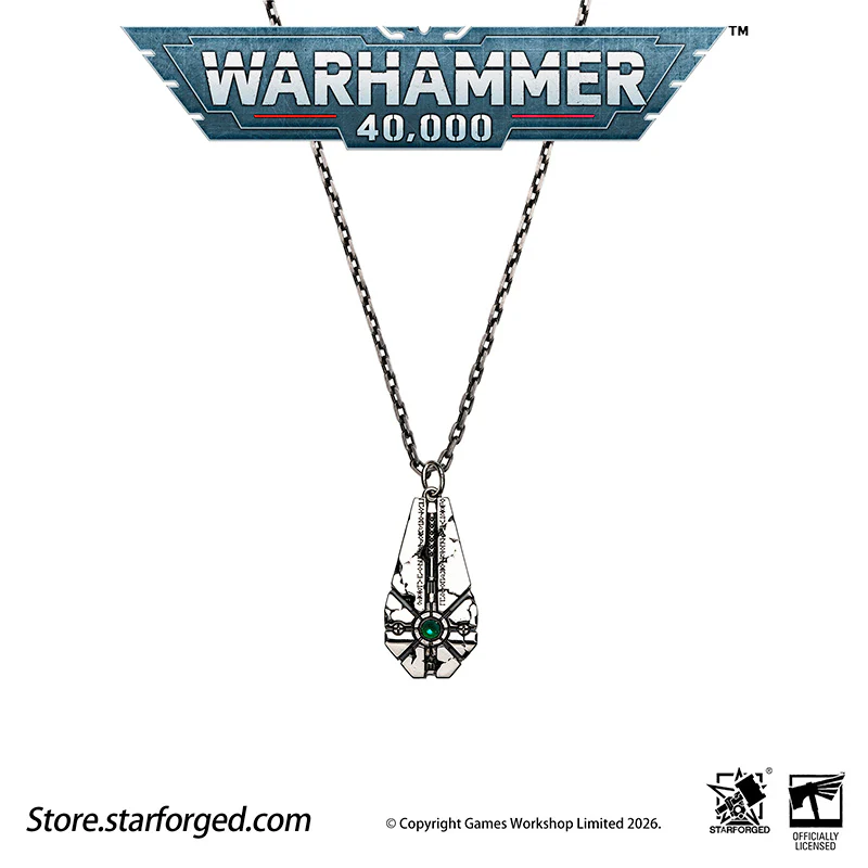 Warhammer 40K Starstele of Dominion Pendant Necrons Necklace by Starforged - Image 10