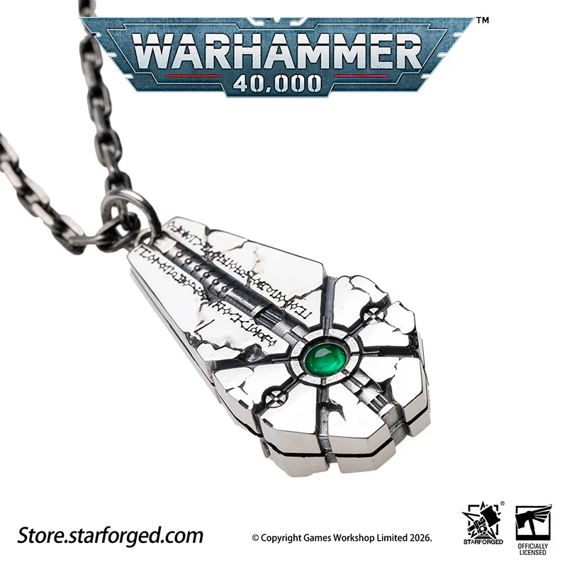 Warhammer 40K Starstele of Dominion Pendant Necrons Necklace by Starforged - Image 12