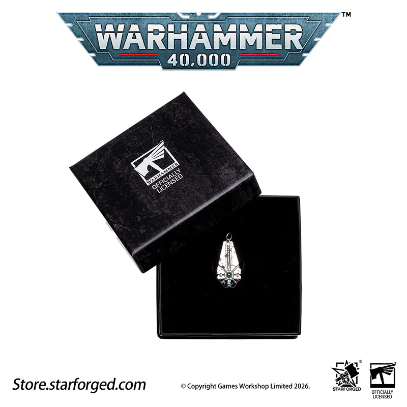 Warhammer 40K Starstele of Dominion Pendant Necrons Necklace by Starforged - Image 14