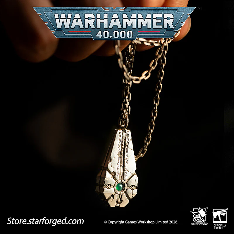 Warhammer 40K Starstele of Dominion Pendant Necrons Necklace by Starforged - Image 6