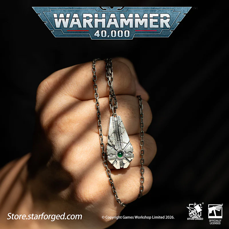Warhammer 40K Starstele of Dominion Pendant Necrons Necklace by Starforged - Image 7