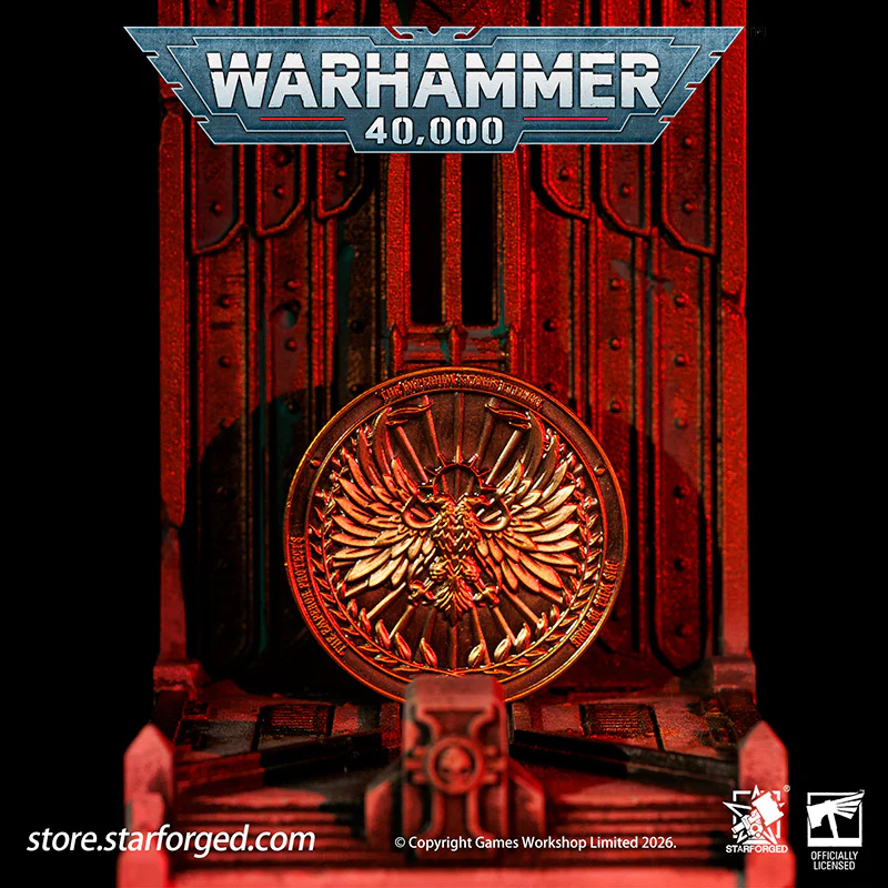 Warhammer 40K Collectible Coin Imperium of Man Terra Planetary Commemorative Coin Other - Image 10