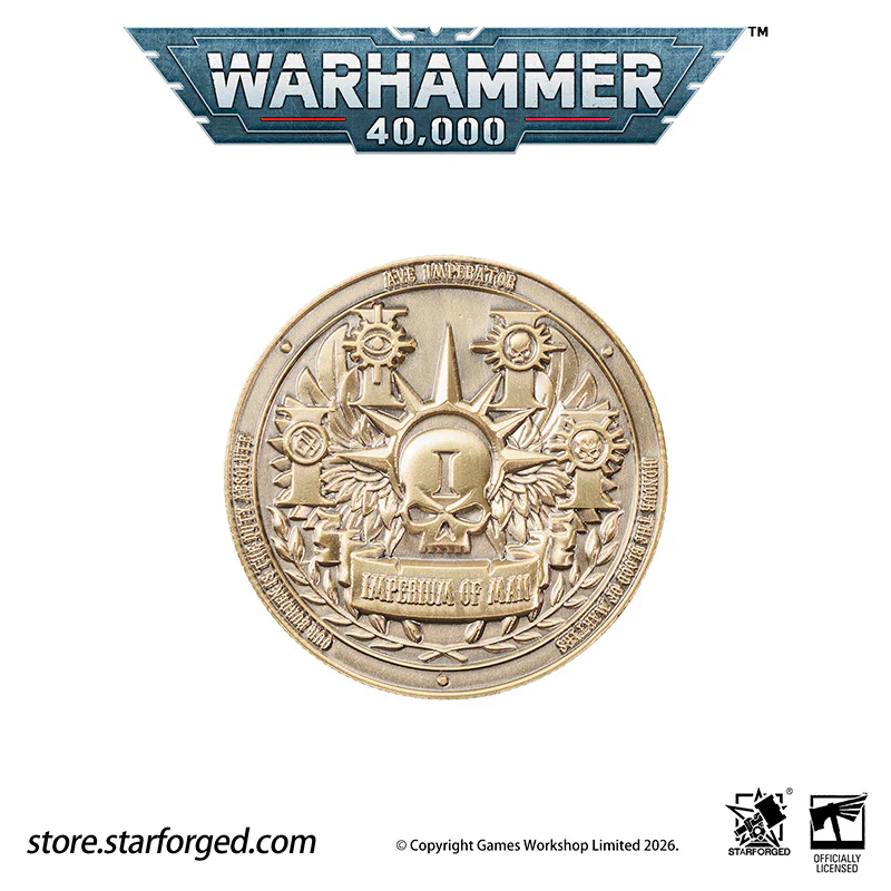 Warhammer 40K Collectible Coin Imperium of Man Terra Planetary Commemorative Coin Other - Image 14