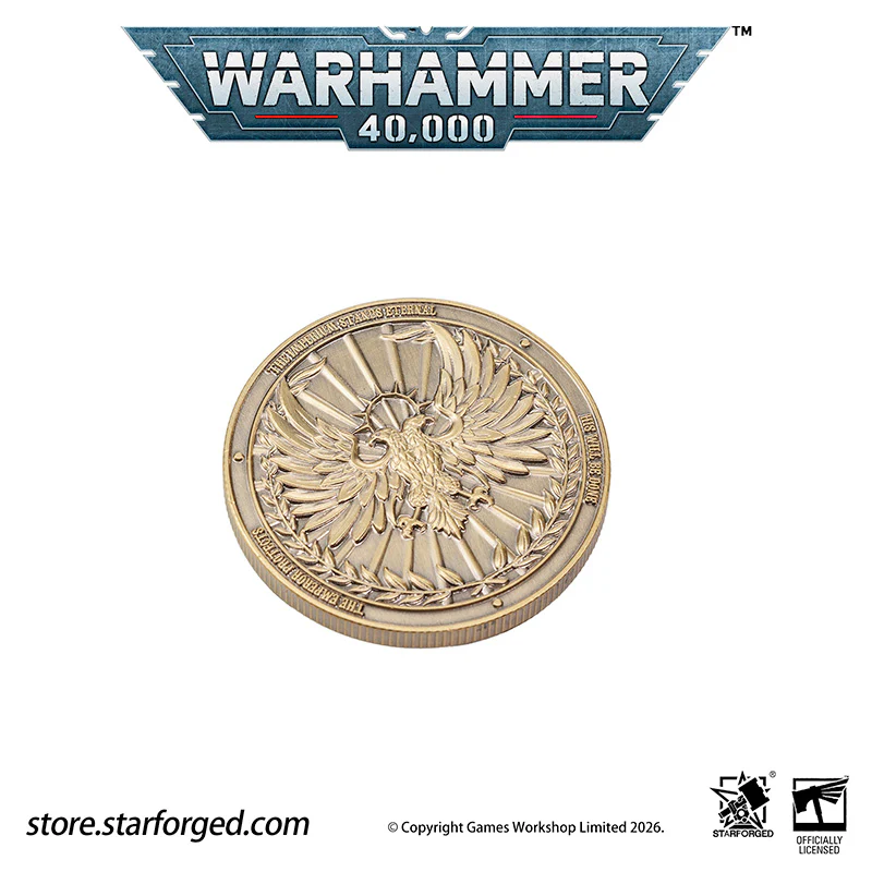 Warhammer 40K Collectible Coin Imperium of Man Terra Planetary Commemorative Coin Other - Image 15