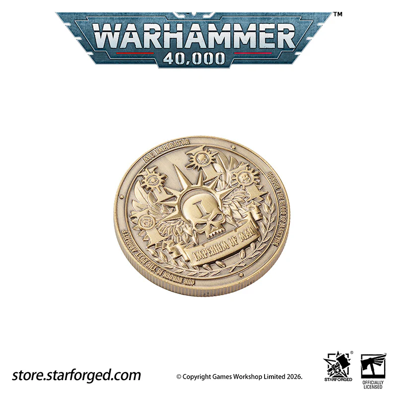 Warhammer 40K Collectible Coin Imperium of Man Terra Planetary Commemorative Coin Other - Image 16