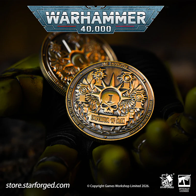 Warhammer 40K Collectible Coin Imperium of Man Terra Planetary Commemorative Coin Other - Image 3