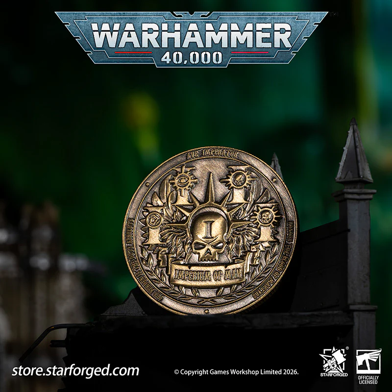 Warhammer 40K Collectible Coin Imperium of Man Terra Planetary Commemorative Coin Other - Image 4
