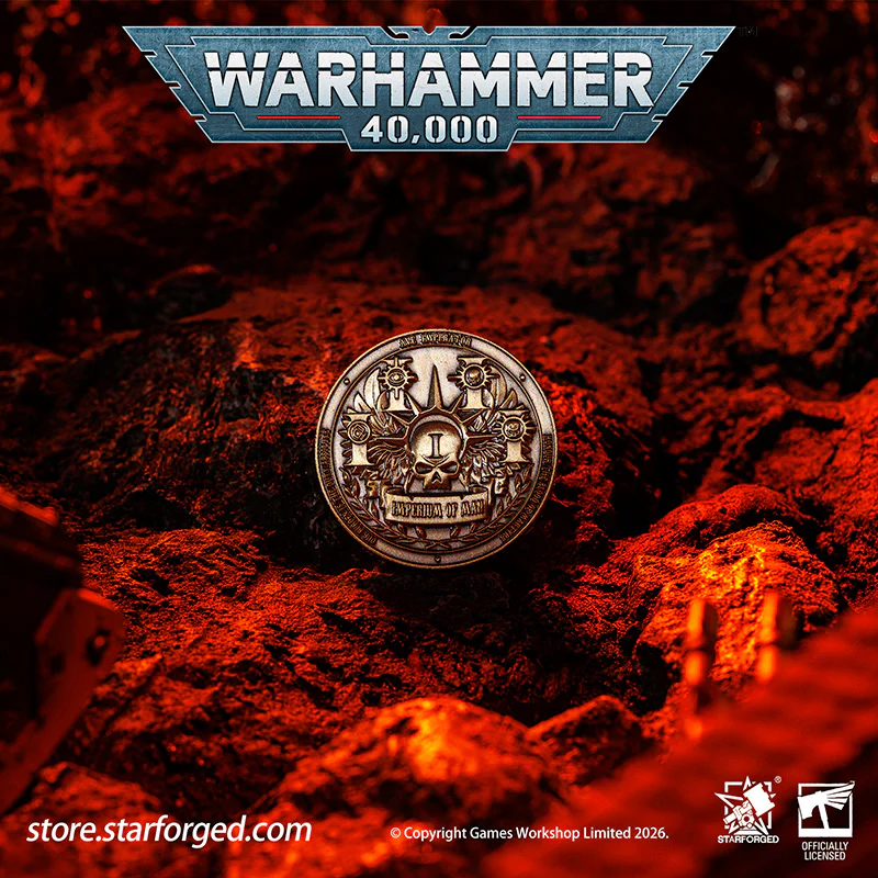 Warhammer 40K Collectible Coin Imperium of Man Terra Planetary Commemorative Coin Other - Image 6