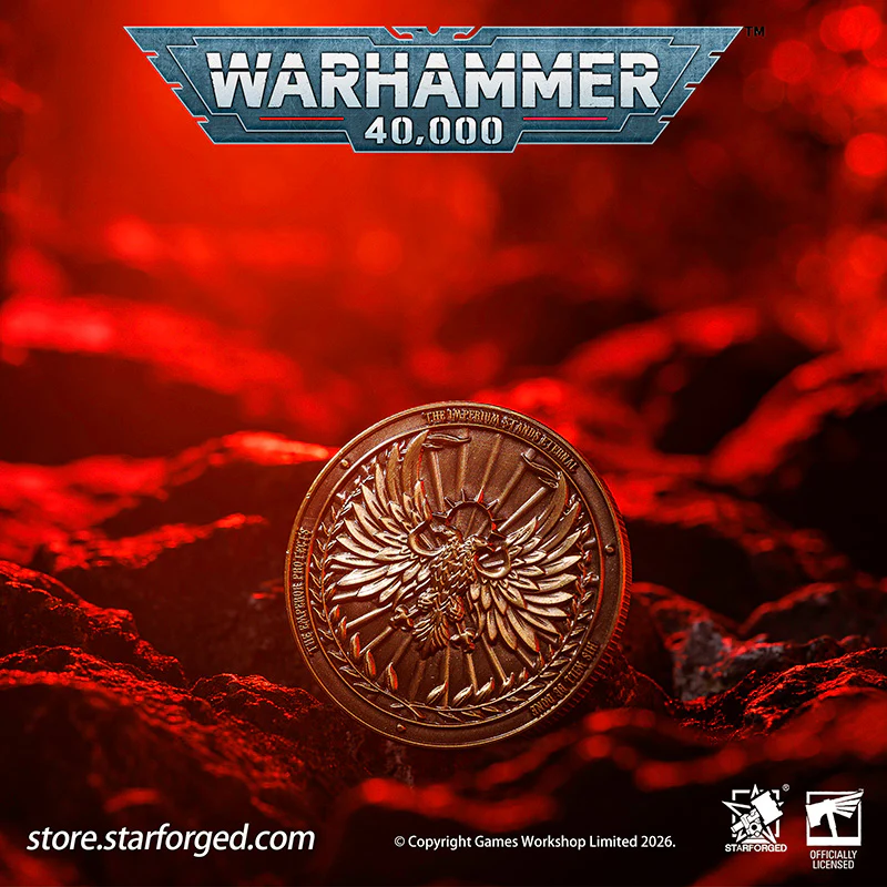 Warhammer 40K Collectible Coin Imperium of Man Terra Planetary Commemorative Coin Other - Image 7