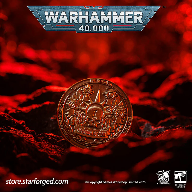 Warhammer 40K Collectible Coin Imperium of Man Terra Planetary Commemorative Coin Other - Image 8