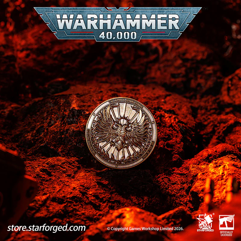 Warhammer 40K Collectible Coin Imperium of Man Terra Planetary Commemorative Coin Other - Image 9