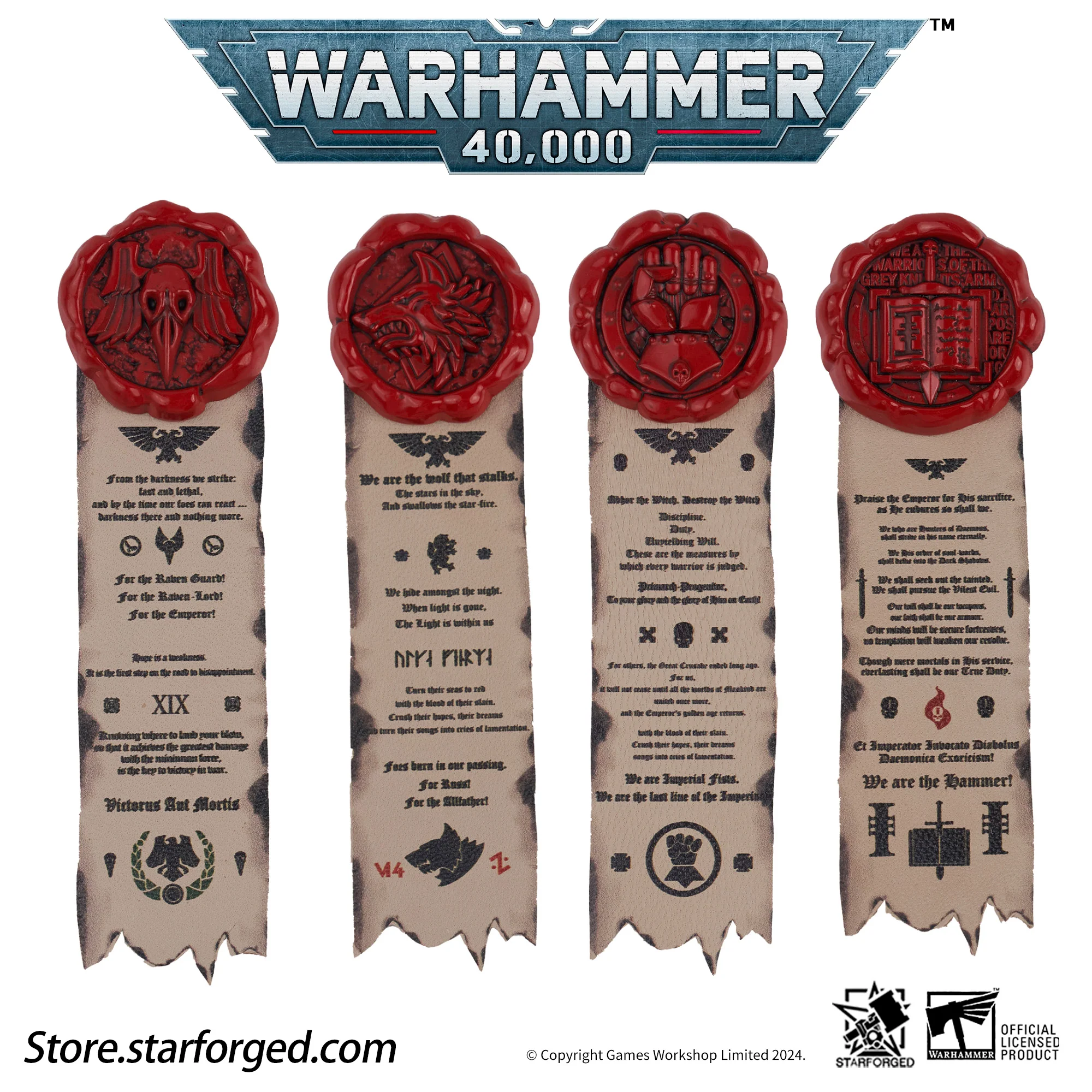 Warhammer 40K Games Workshop Authorized Purity Seals Starforged Set 3 - Image 5