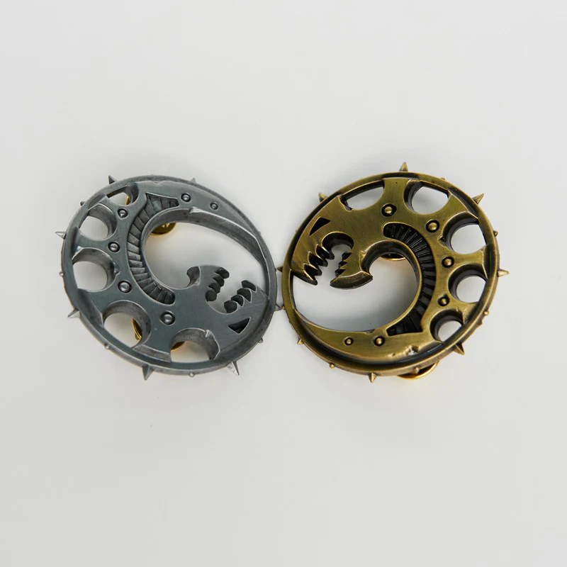 Warhammer 40K Mark of Brood Brothers Pin Badge Dragon Brooch Starforged - Image 7
