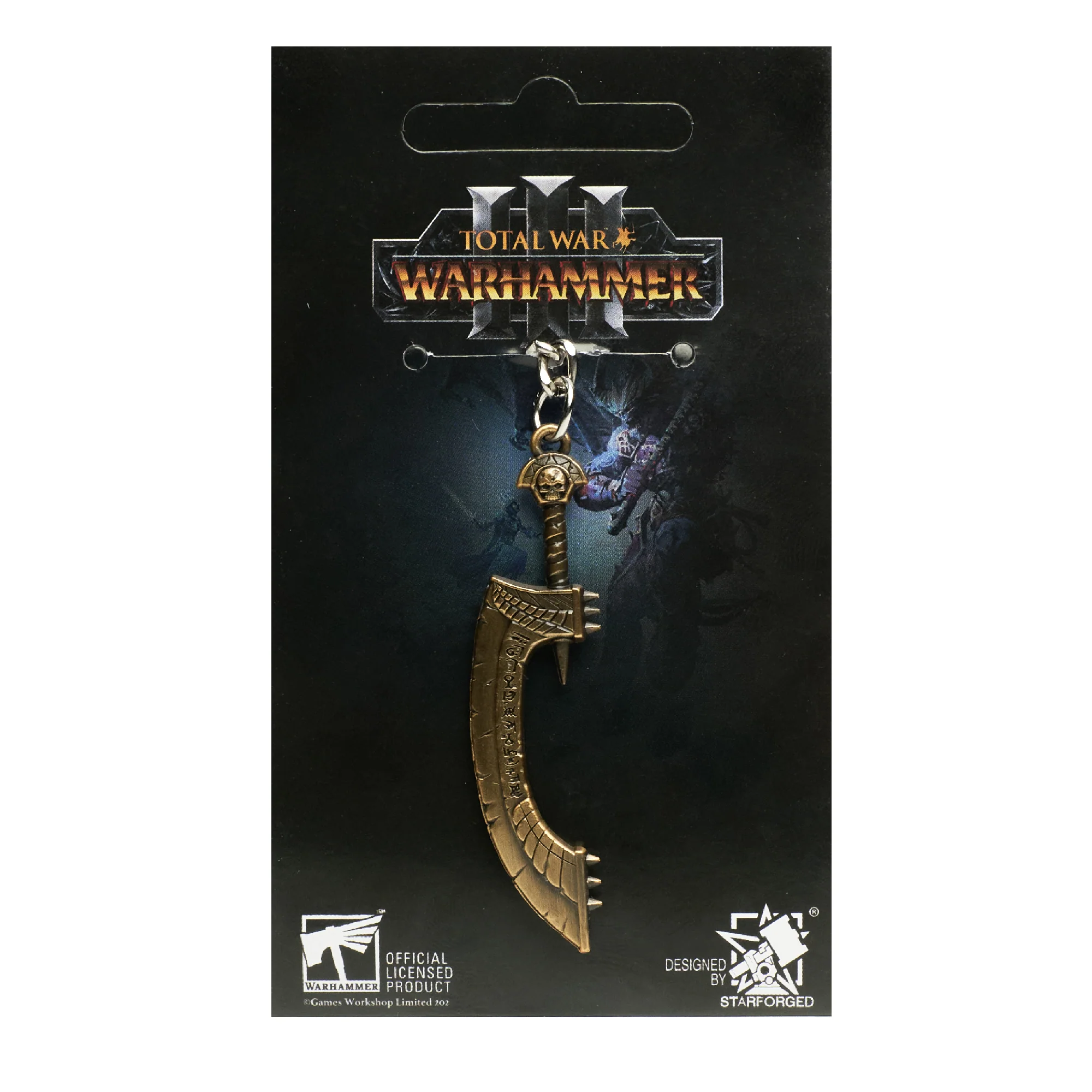 Starforged Warhammer Keychain Nehekharan Khopesh Khemri Tomb Kings Total War 3 - Image 3
